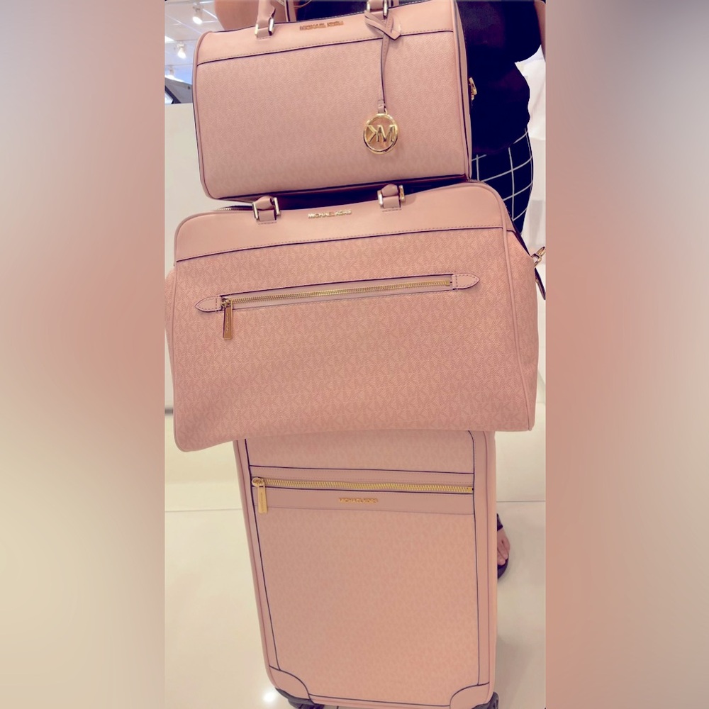 Michael KorsTravel Bundle Set (3 Items) - Suitcase, Satchel & Weekender/Duffle